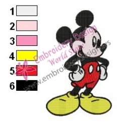 Mickey Mouse Cartoon Embroidery 20